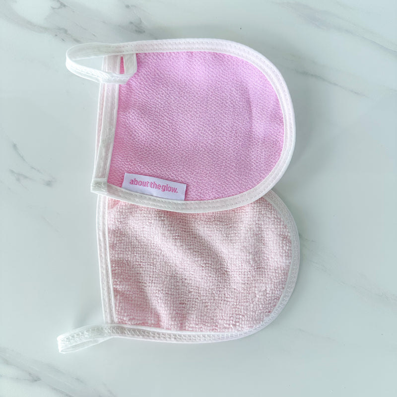 Double Sided Makeup Remover Mitt (2 pack)