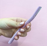 Sustainable derma blade made of wheat straw, painlessly removes peach fuzz and dead skin cells